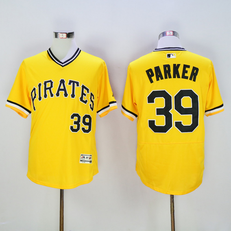 Men Pittsburgh Pirates #39 Parker Yellow Elite  MLB Jerseys